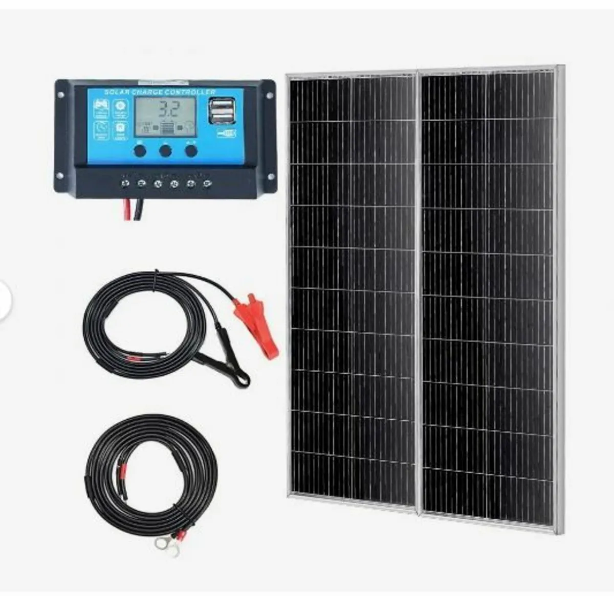200W Monocrystalline Solar Panel Kit - Image 1