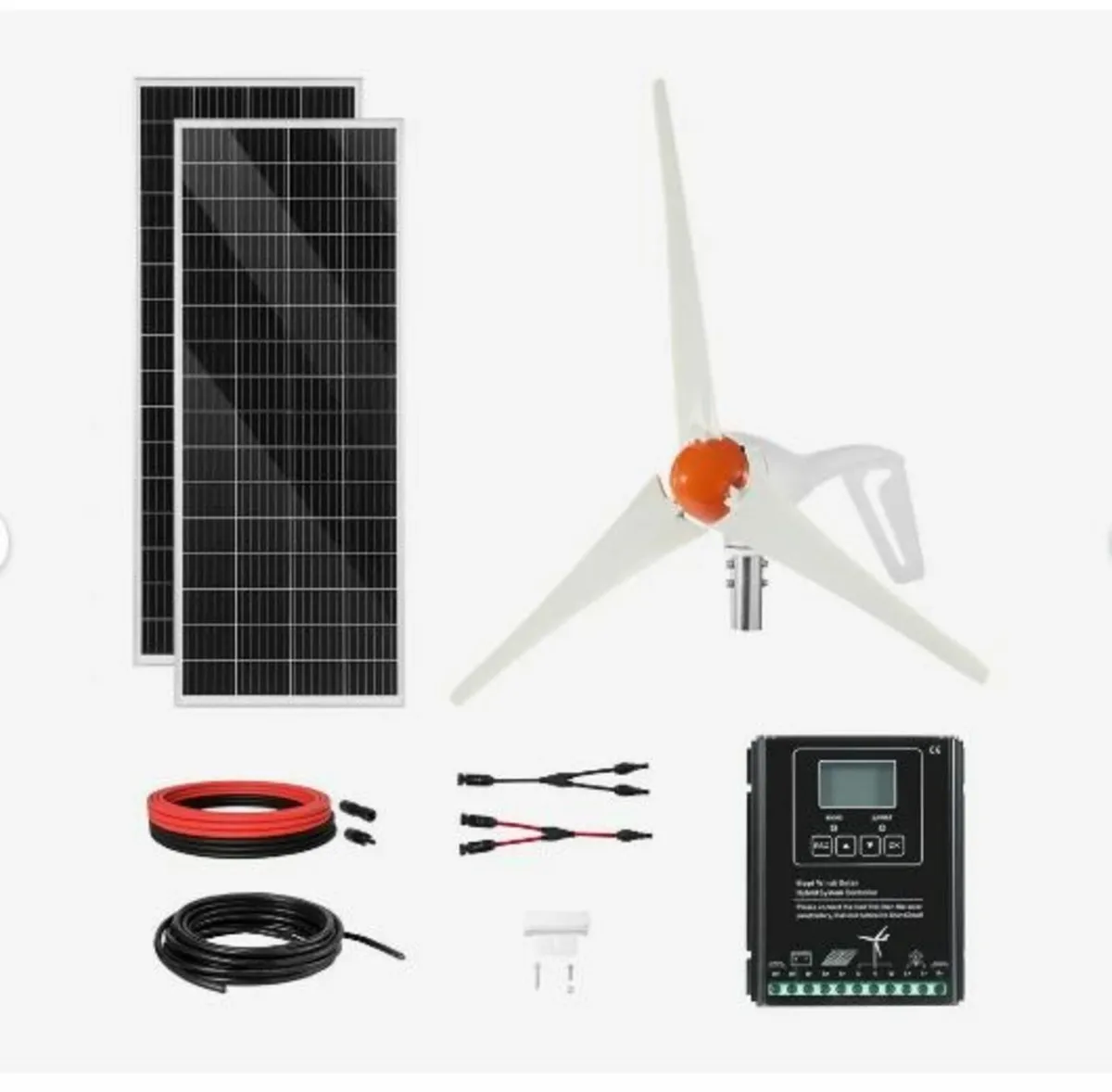 12V 400W Solar Wind Power Kit - Image 1