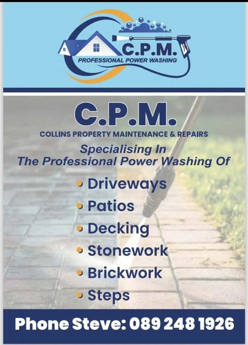 Professional power washing