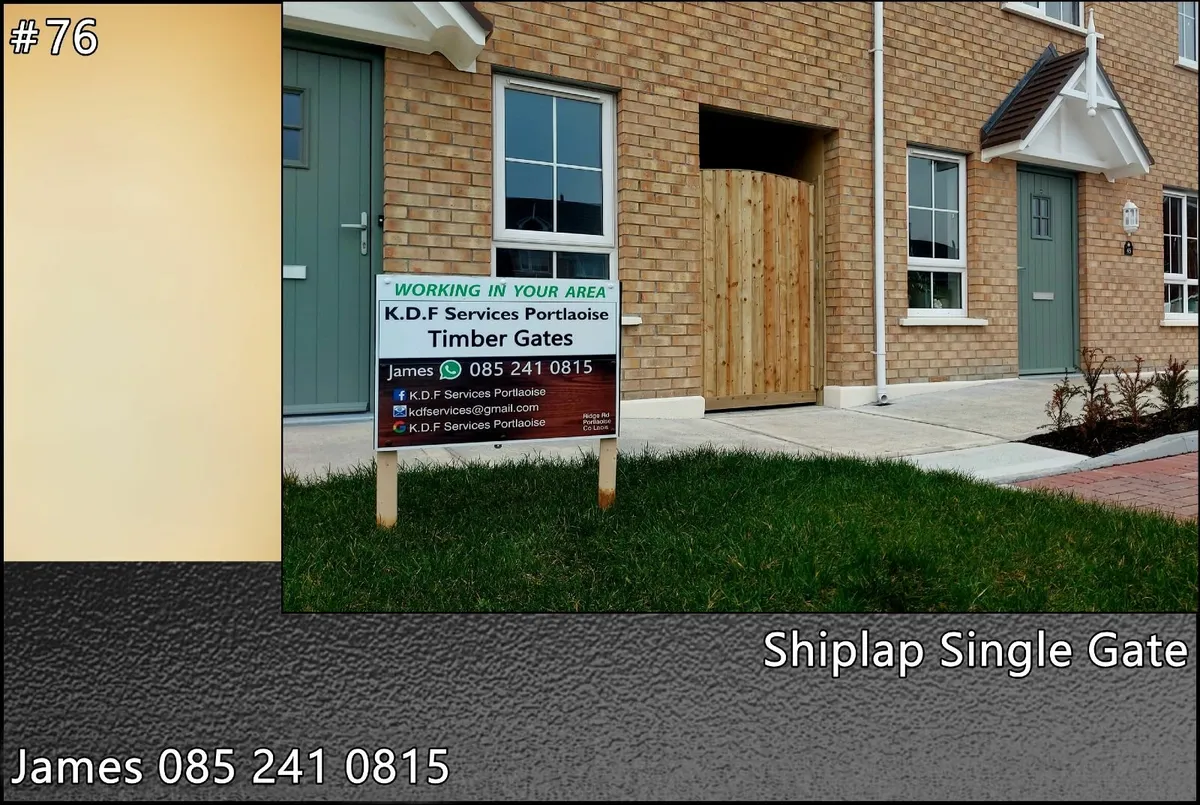 Timber Gates Free Installation - Image 1