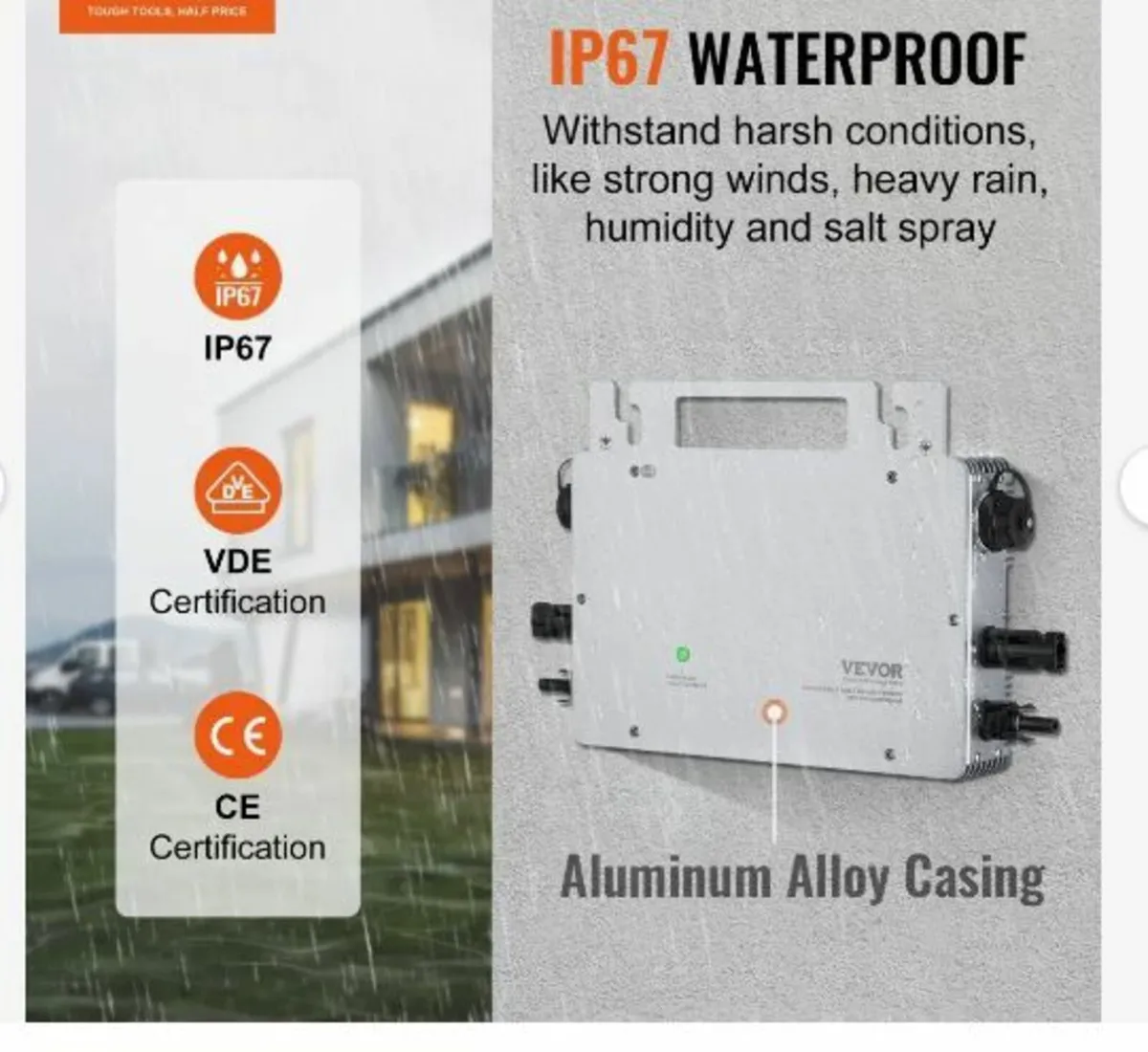 Solar Grid Tie Micro Inverter, 600W - Image 2