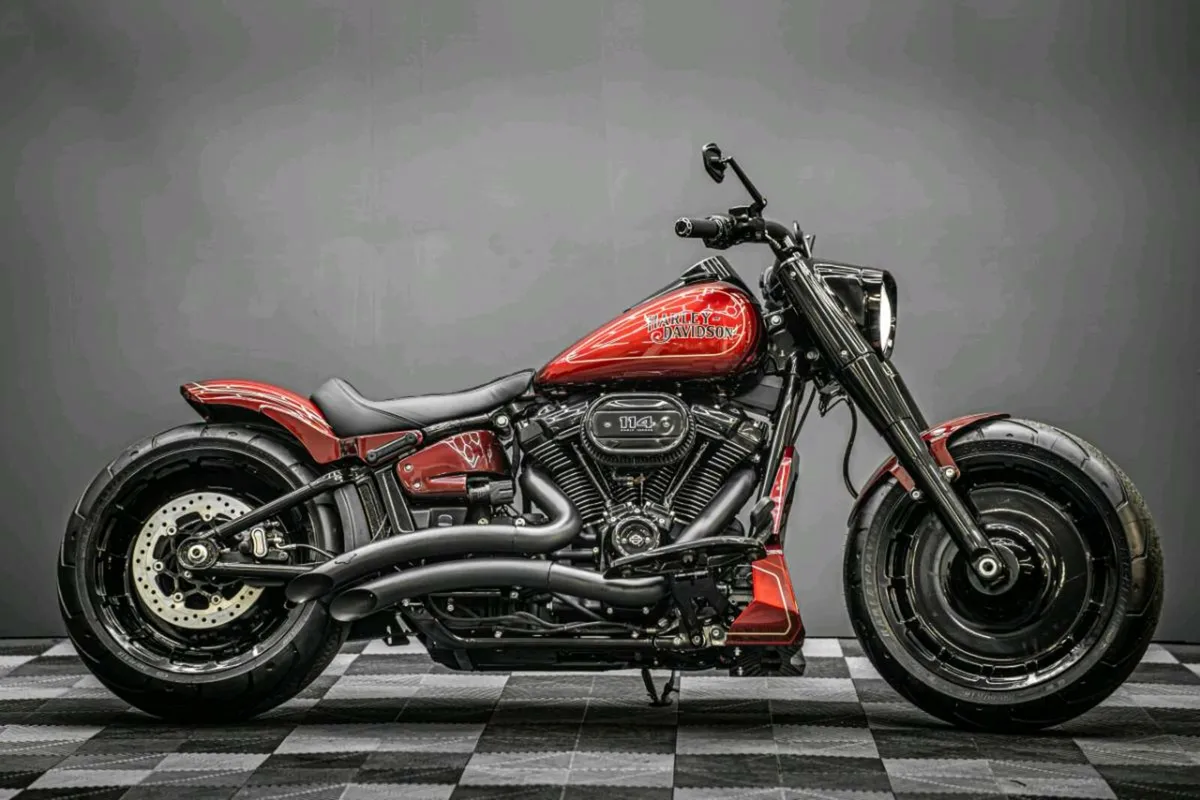 2 HARLEY DAVIDSON FAT BOY MODELS 🖤 - Image 2