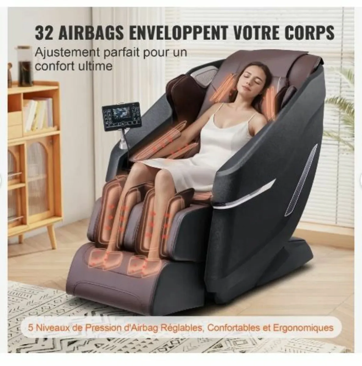 Full Body Massage Chair, SL-Track Zero Gravity - Image 4