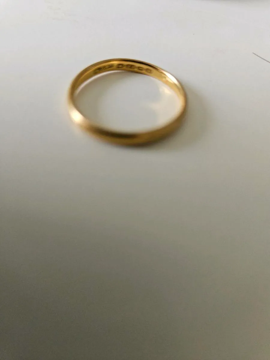 22ct gold wedding band - Image 3
