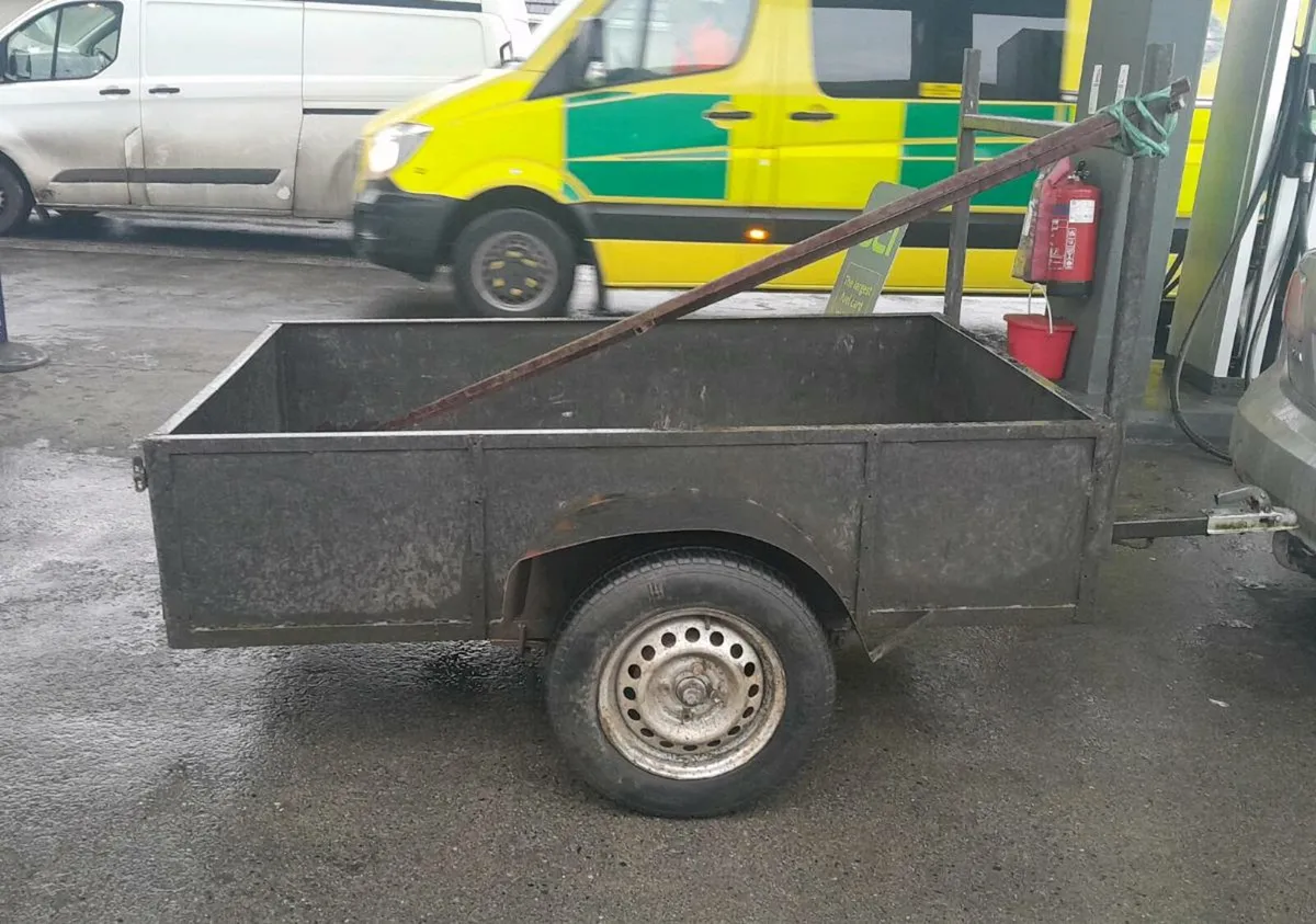 Factory made builders trailer 6 by 4 all steel on - Image 3