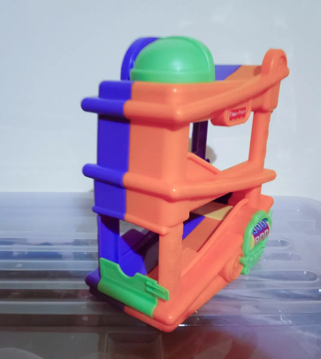 Fisher Price Musical Chase & Race Ramp (used). - Image 2