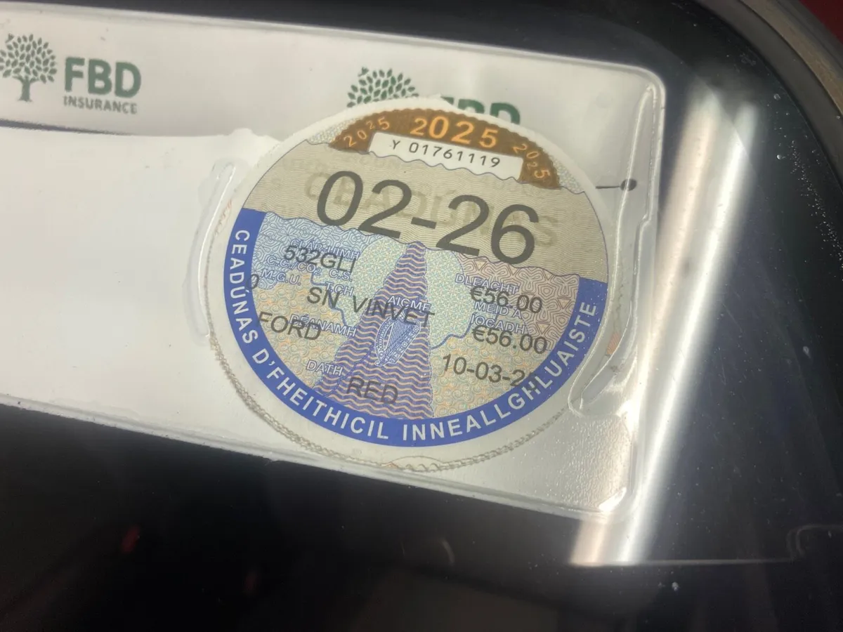 1986 FORD SIERRA 1.6 BURGUNDY NCT EXEMPT TAX 3/26 - Image 2