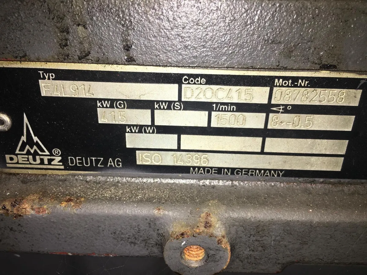 For Sale: Deutz FL4 Air-Cooled Diesel Generator - Image 4