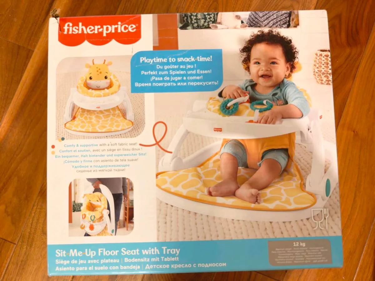 Fisher Price Sit-Me-Up Tray - Giraffe - Image 3