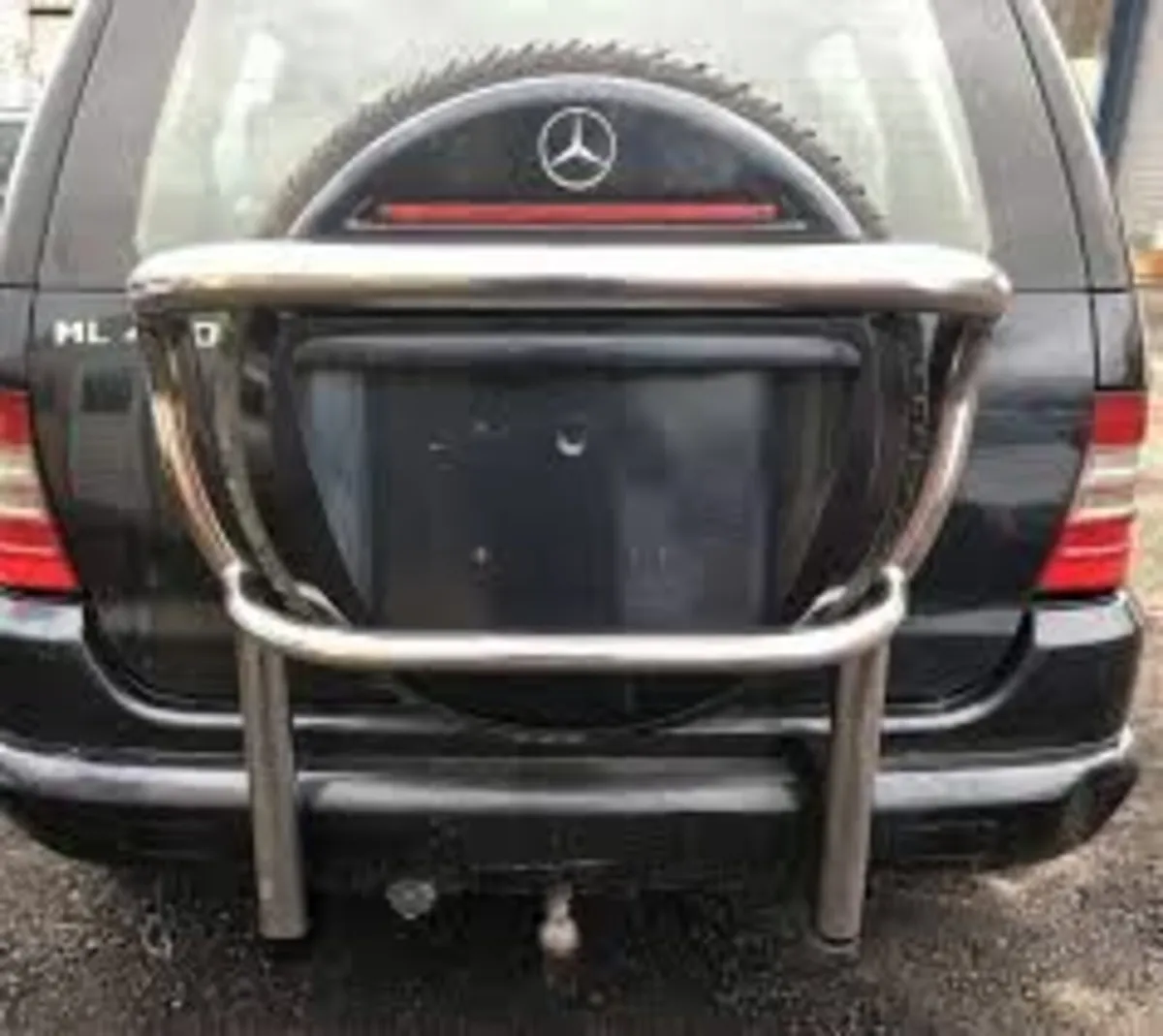 Antique Vintage Mercedes Merc Wheel Tyre Cover MB - Image 1