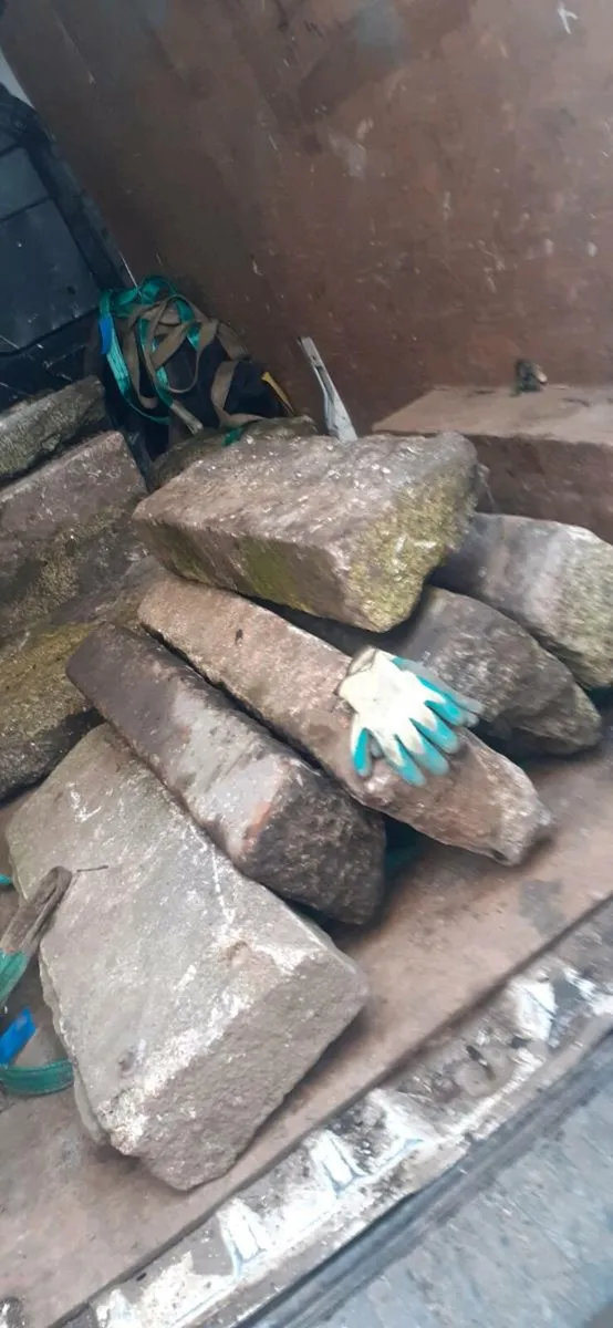 Bangor slates chimney pot ridge roof tile granite - Image 2