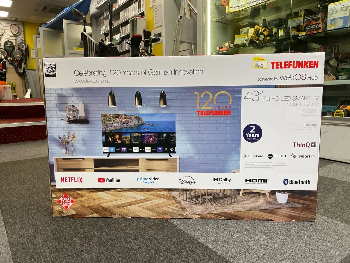 43” Telefunken Smart TV - Image 1