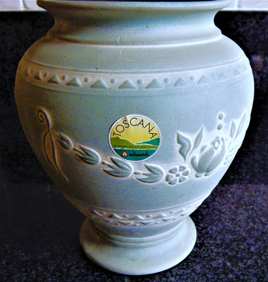 Vintage Scheurich Toscana Art Pottery Vase - Image 2