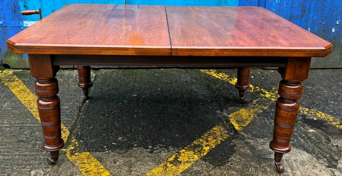 Antique Wind Out Dining Table - Image 1
