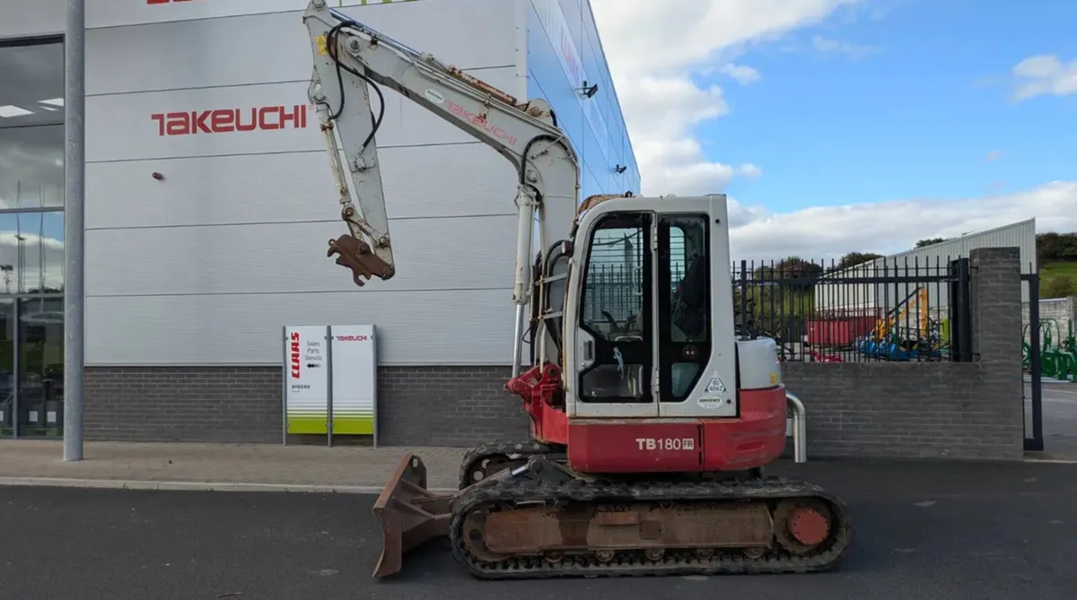 Takeuchi TB180FR 8.5 Ton digger - Image 1
