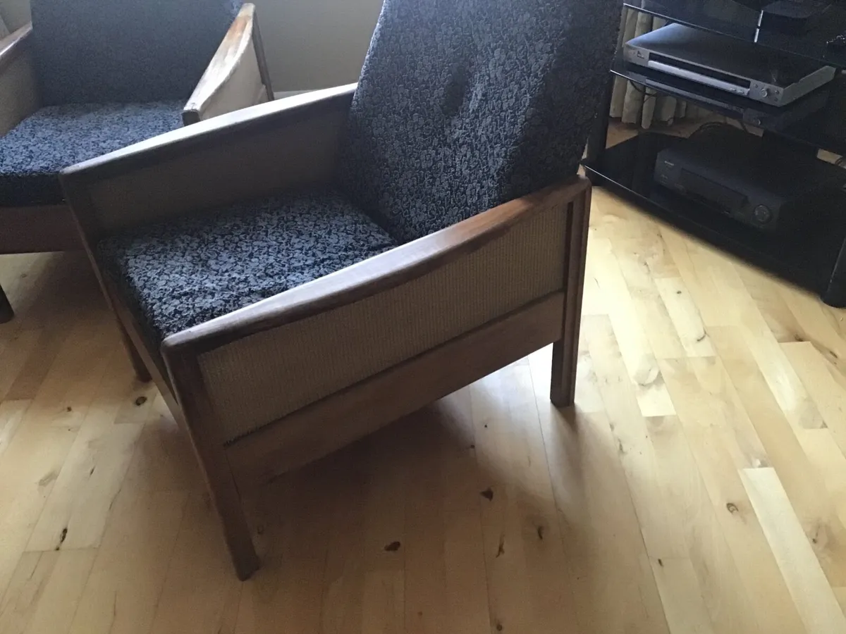 2 Mid Century Scandinavian Armchaire - Image 2