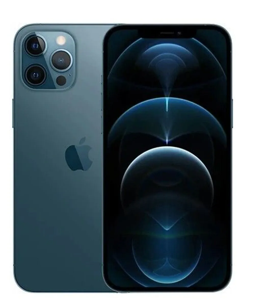 Apple iPhone 12 Pro Max 128GB Pacific Blue, Unlocked has new battery - Image 1