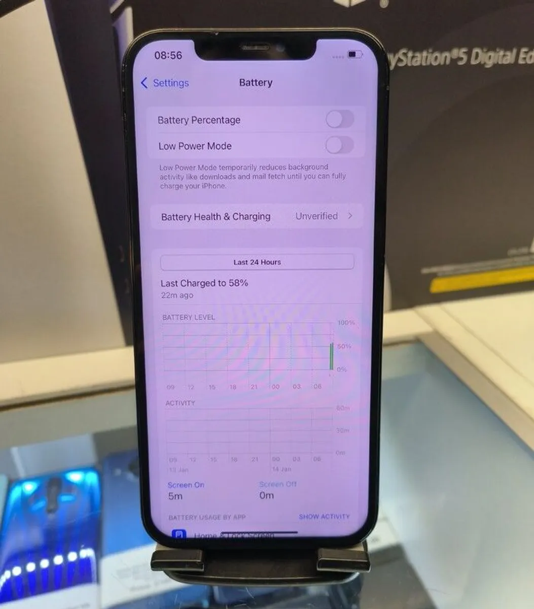 Apple iPhone 12 Pro Max 128GB Pacific Blue, Unlocked has new battery - Image 4