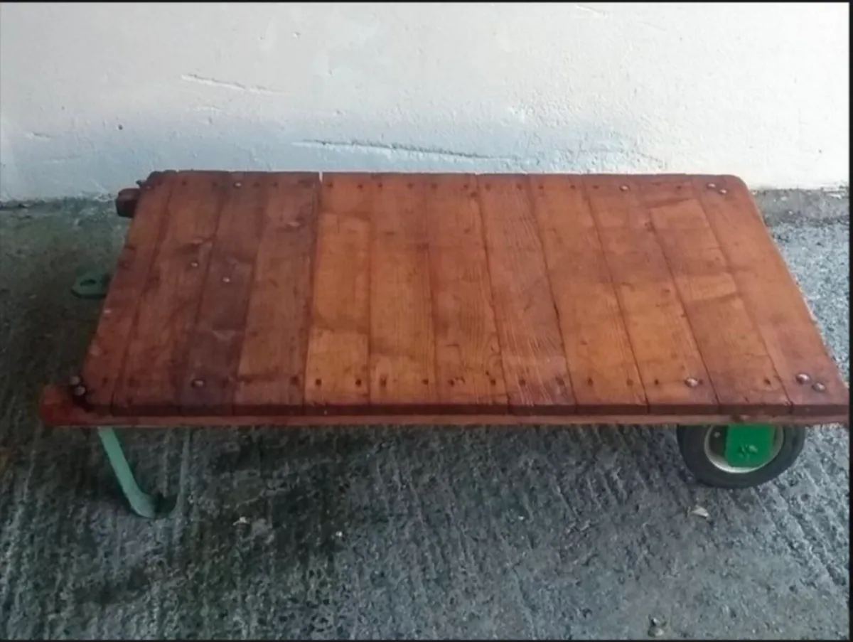 Wooden trolley - Image 4