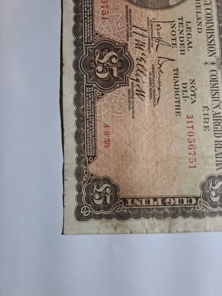 1938 lady lavery 5 pound note - Image 3