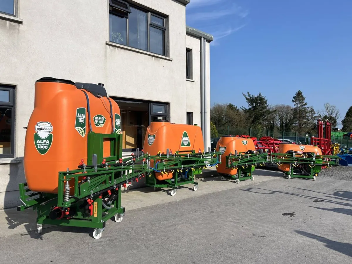 Agrional Sprayers 400L up to 1300L! - Image 1