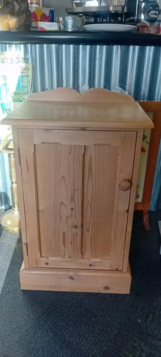 Vintage Stripped Pine Locker - Image 1
