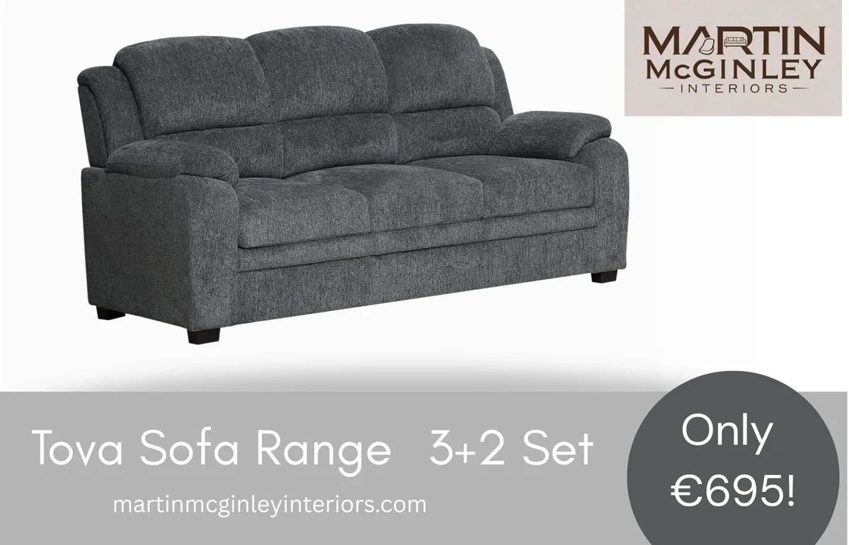 Brand New Fabric Sofa Sets Free Delivery - Image 3