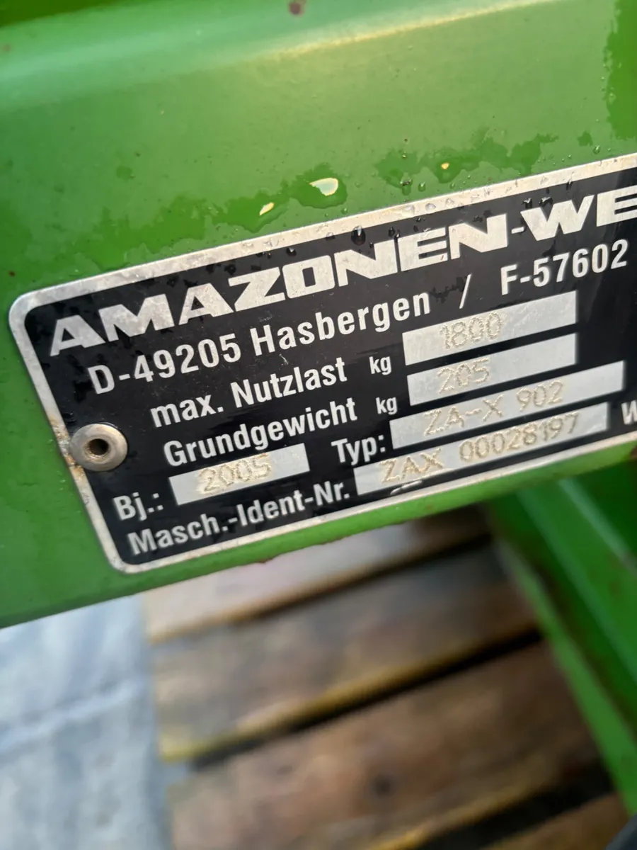 AMAZONE  ZAX 902 - Image 4