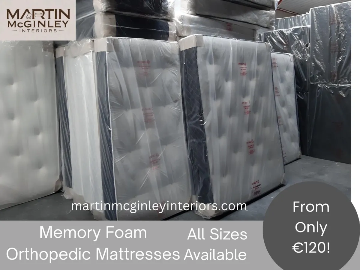 Brand New Memory Foam Orthopedic Mattresses - Image 3