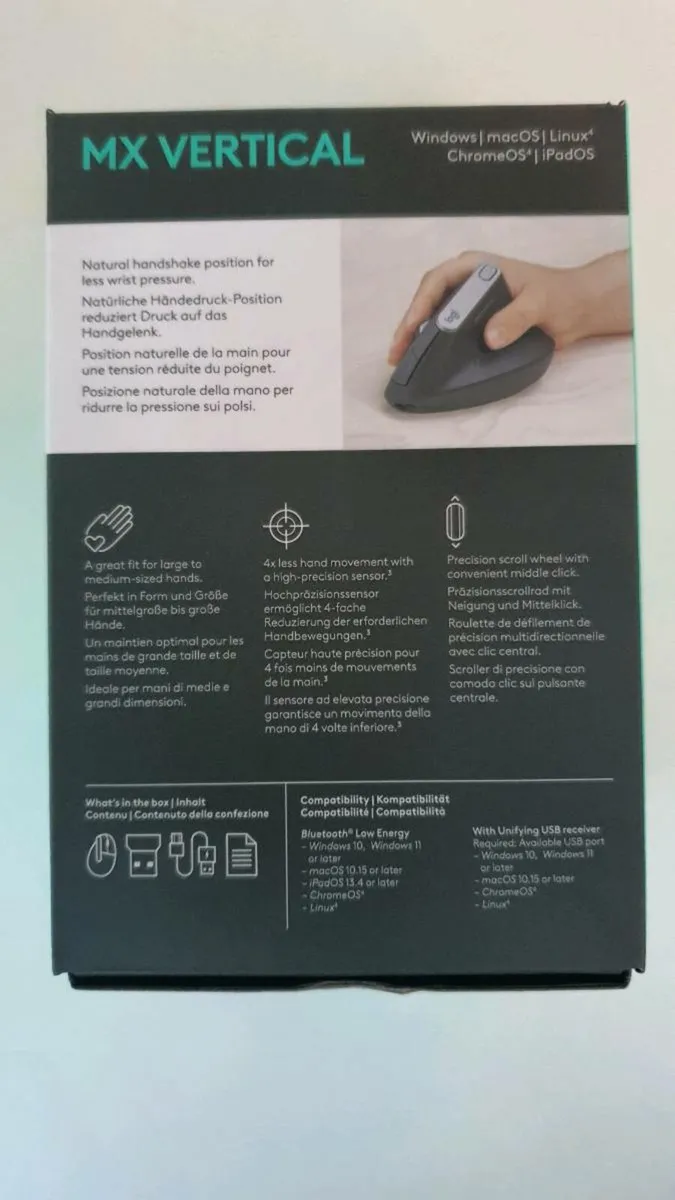 Logitech MX Vertical mouse NEW - Image 4