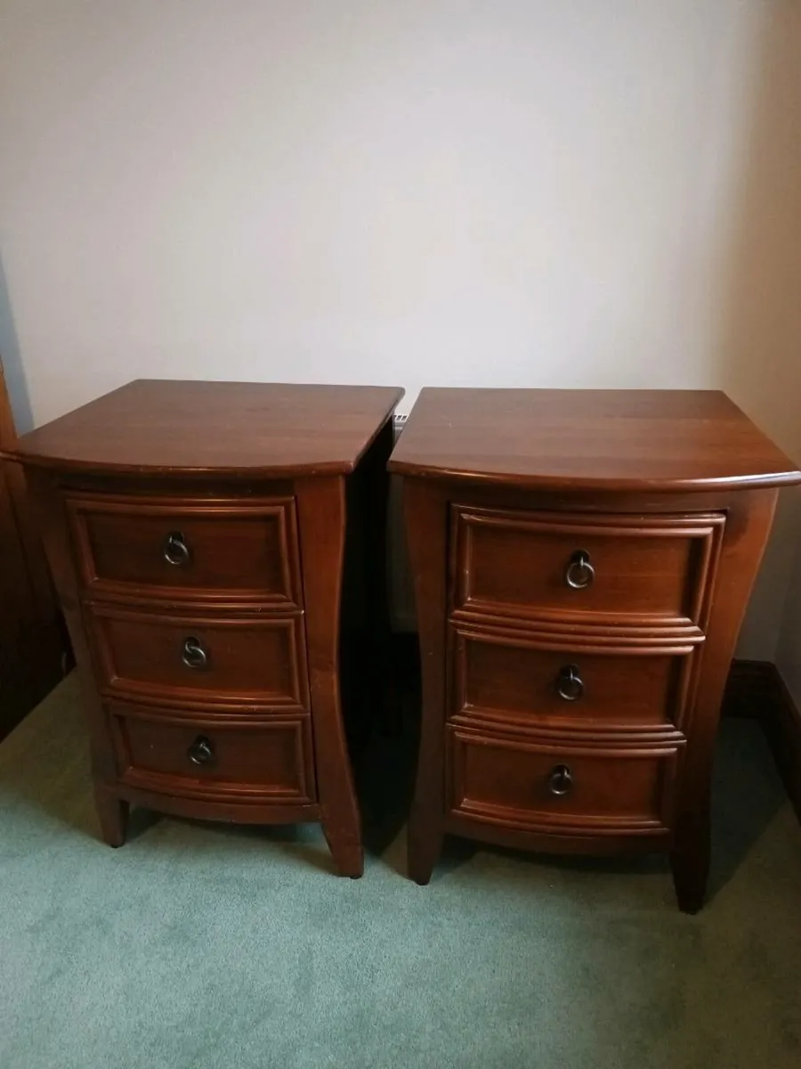 Pair Bedside Lockers - Image 2