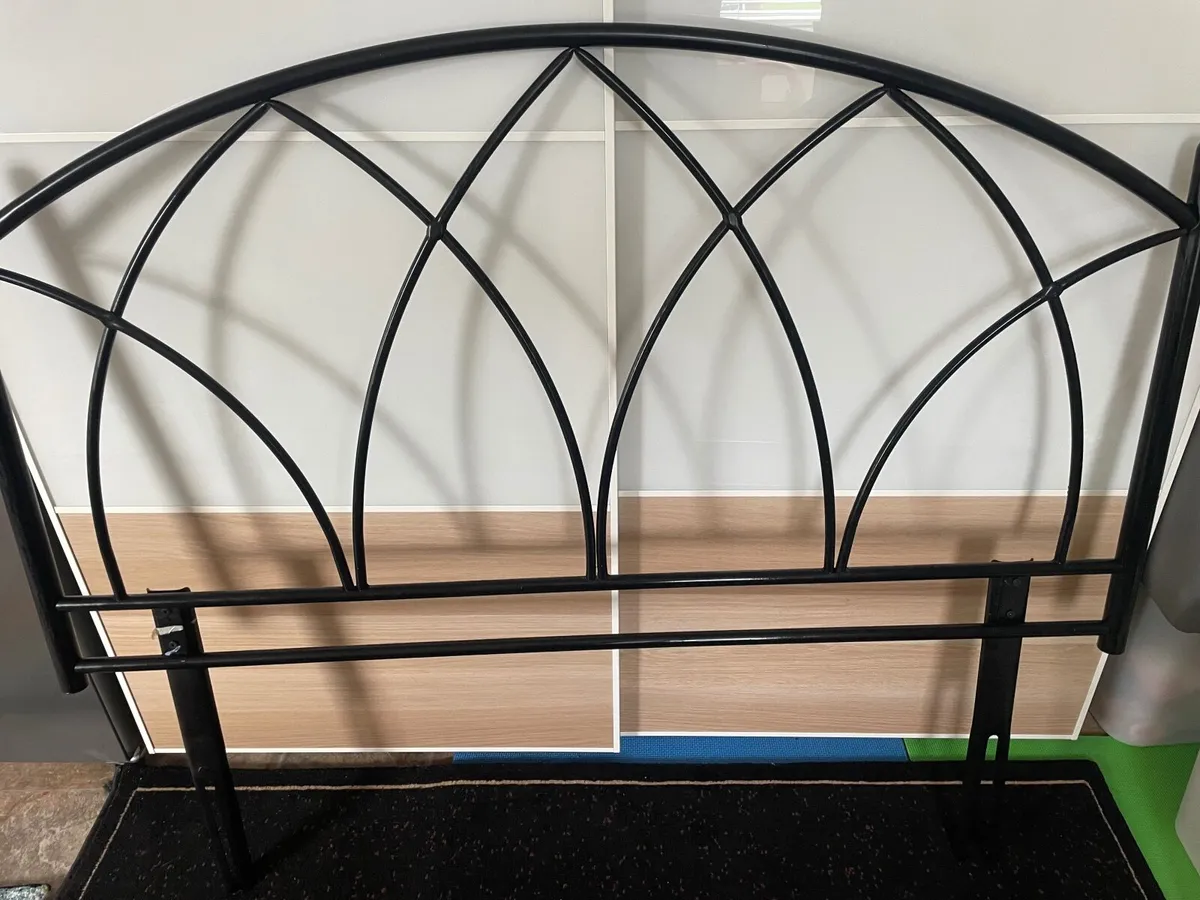 double bed iron headboard - Image 1