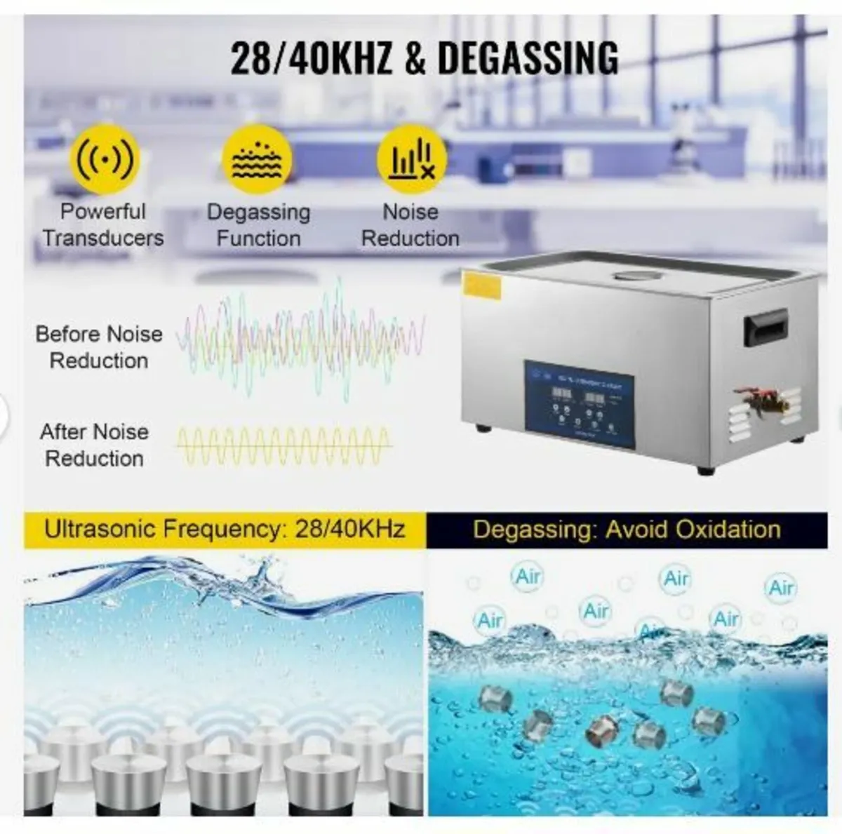 30L Ultrasonic Cleaner Dual Frequency - Image 4