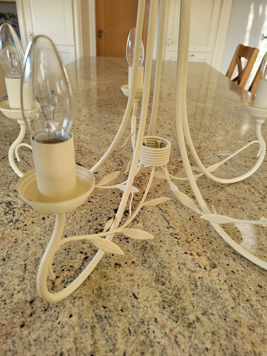 Cream Chandelier Light Fitting - Image 2