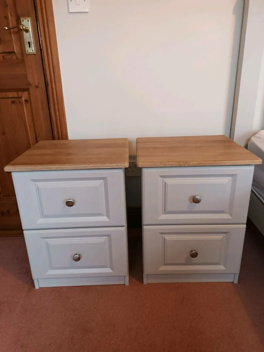 Pair Bedside Lockers - Image 2