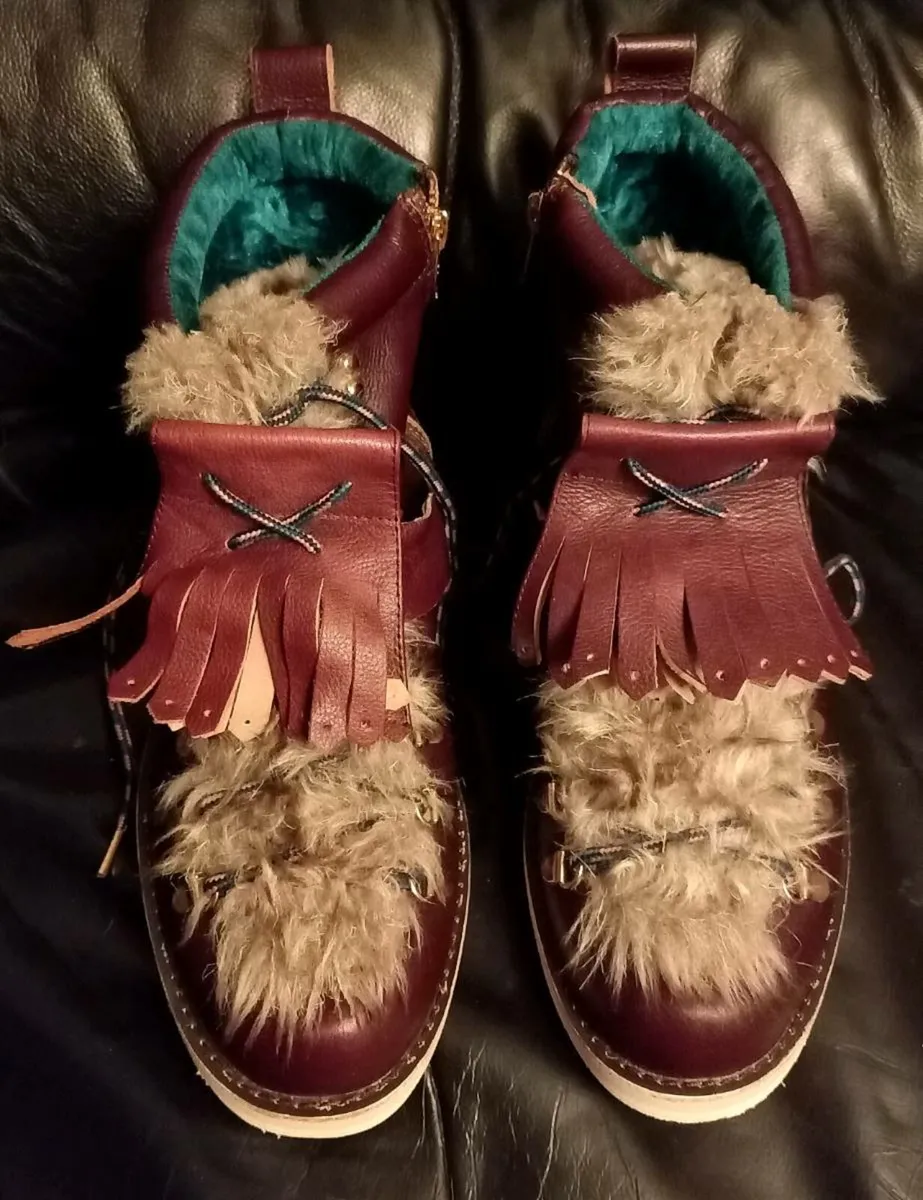 Irregular Choice Dark Brown Boots - Image 1