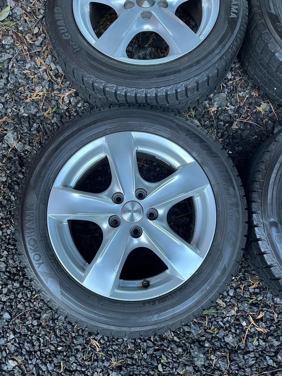 15’ VW Polo 5x100 alloy wheels - Image 3