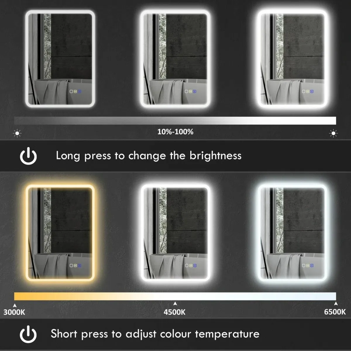 LED Bathroom Mirror - Image 4