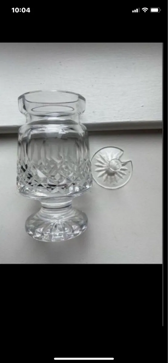 Vintage Waterford Crystal Condiment Jar - Image 4