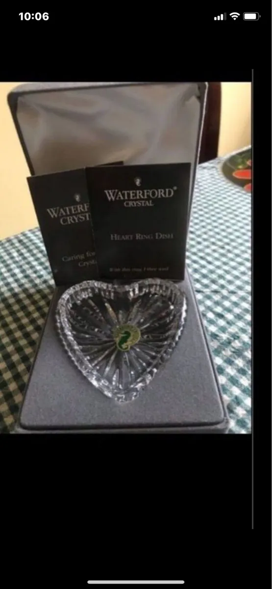Vintage Waterford Crystal Ring Dish - Image 1