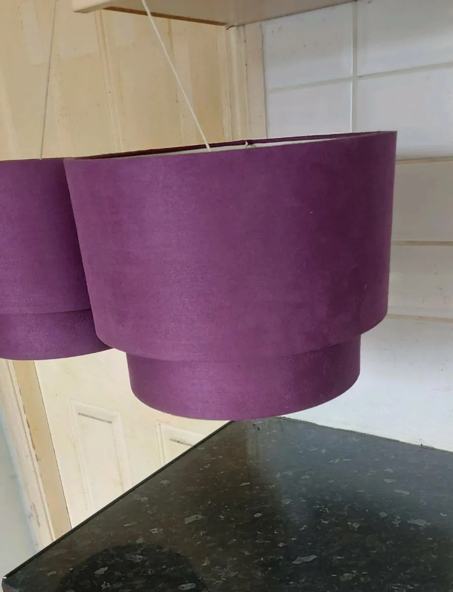 Two ceiling light shades - Image 2