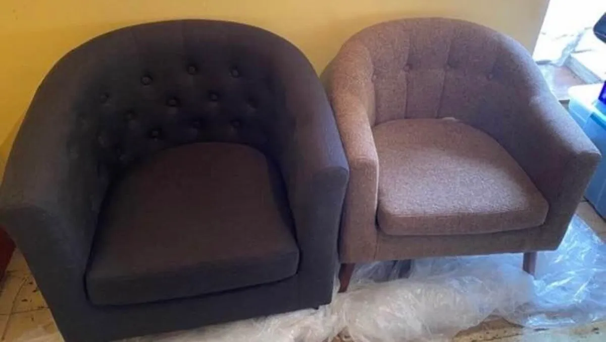 Two tub chairs/ Small armchairs - Image 3