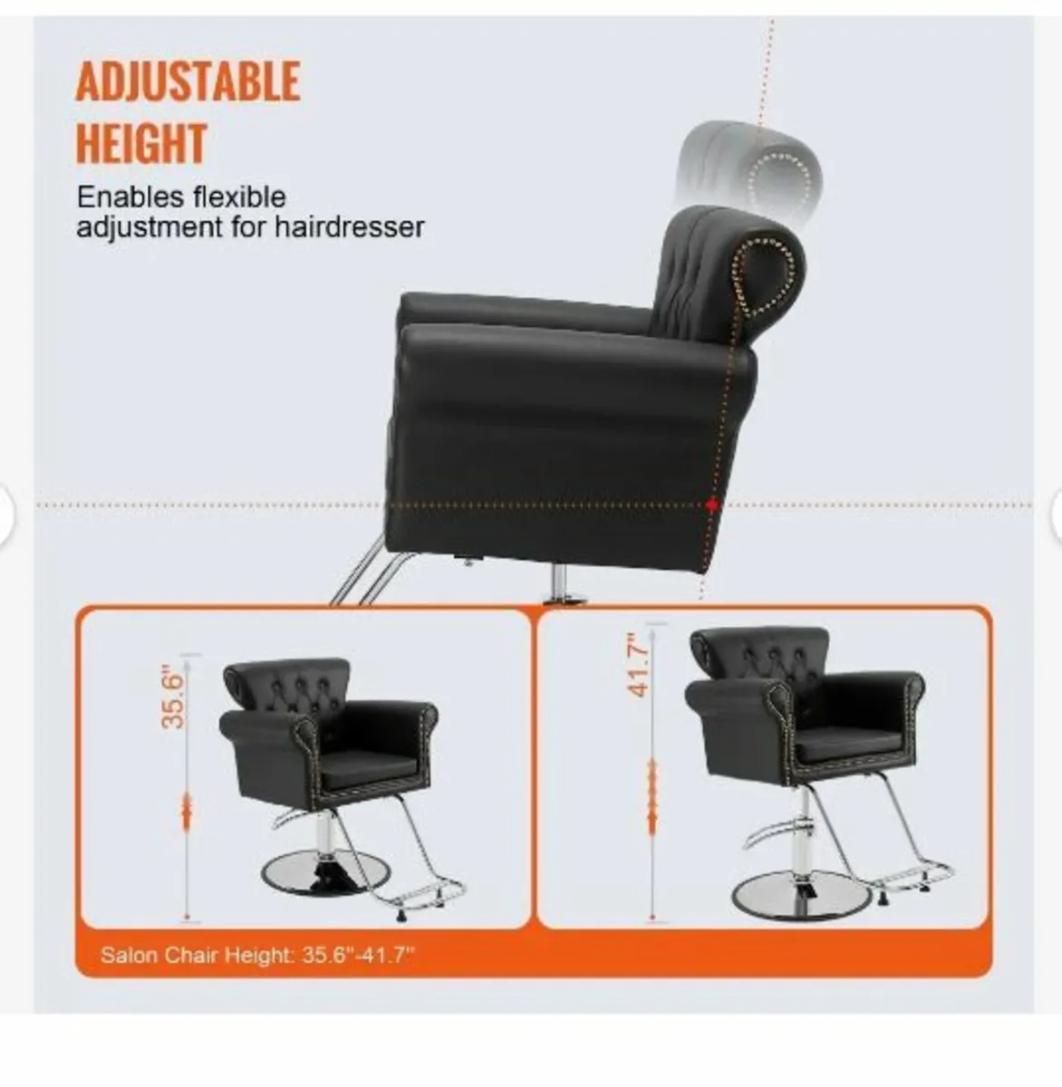 Salon Chair, Barber Chair for Hair Stylist - Image 3