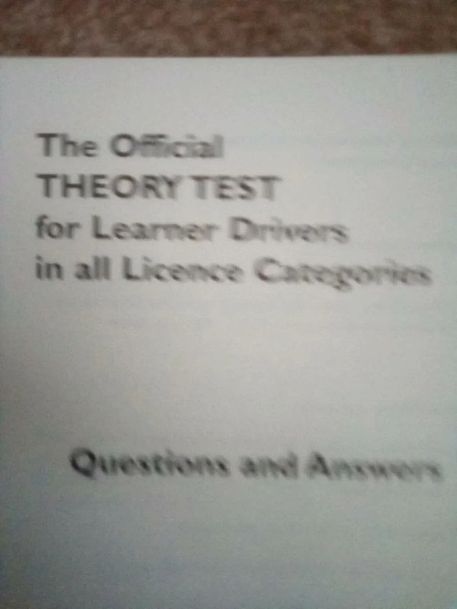 OFFICIAL.  DRIVER. THEORY.  TEST.  BOOK - Image 3