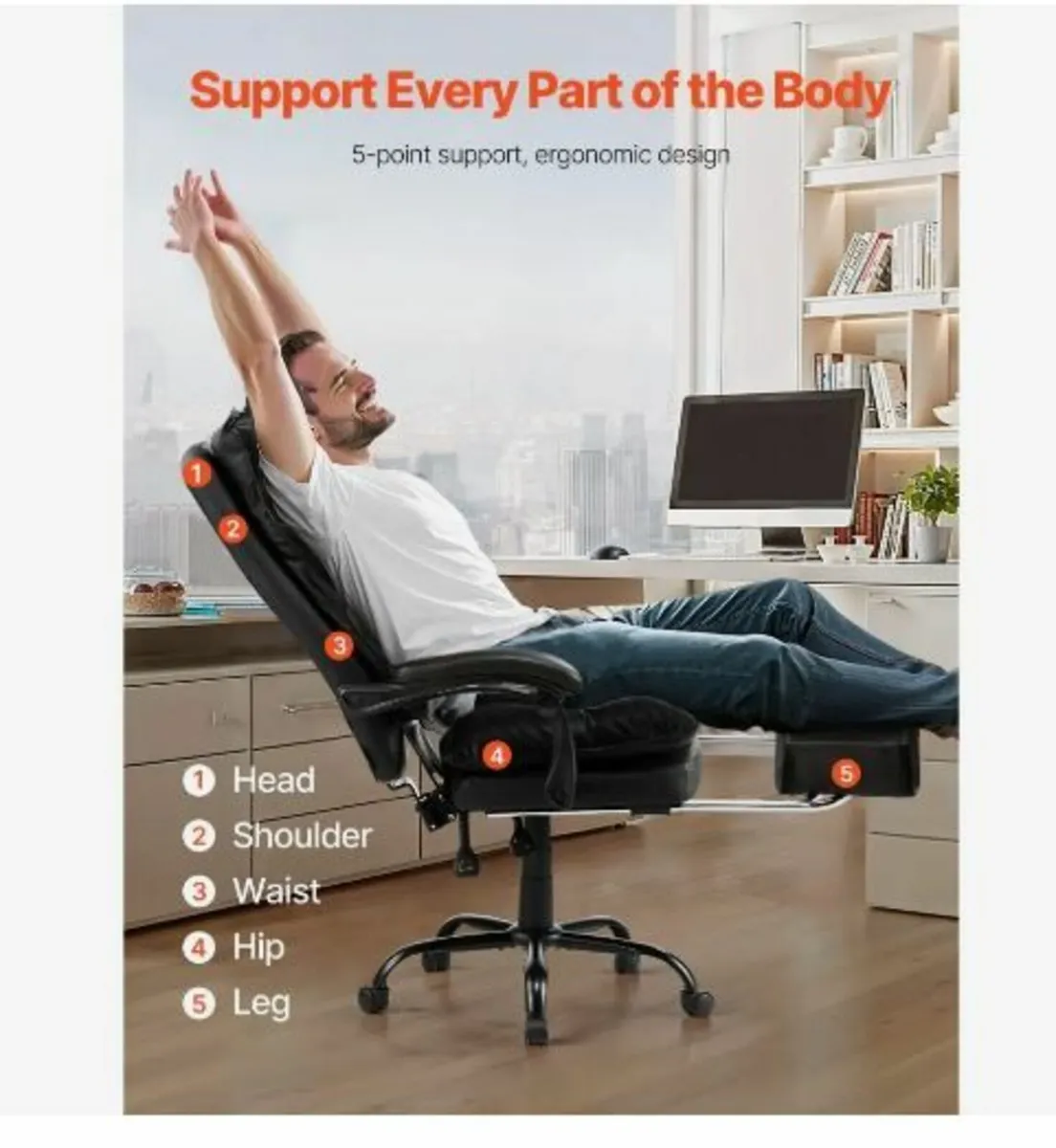 Executive Office Chair, High Back Chair - Image 2