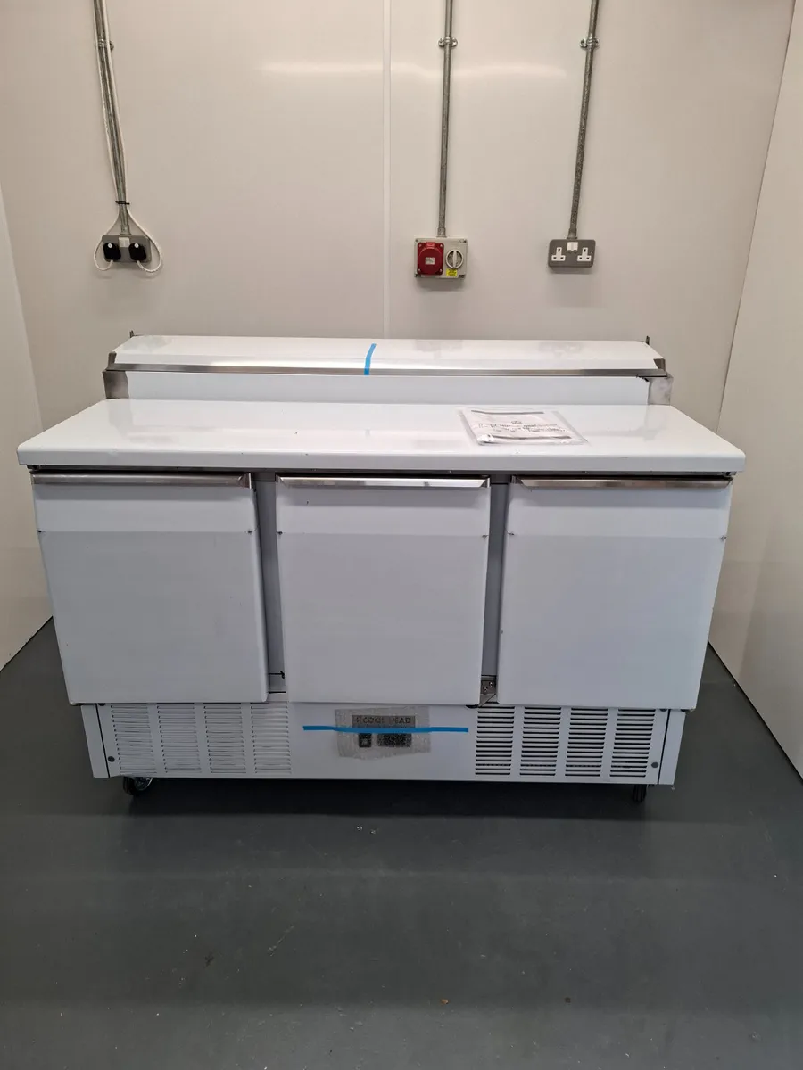 Commercial Salad Prep Fridge Pizza Counter - Image 1