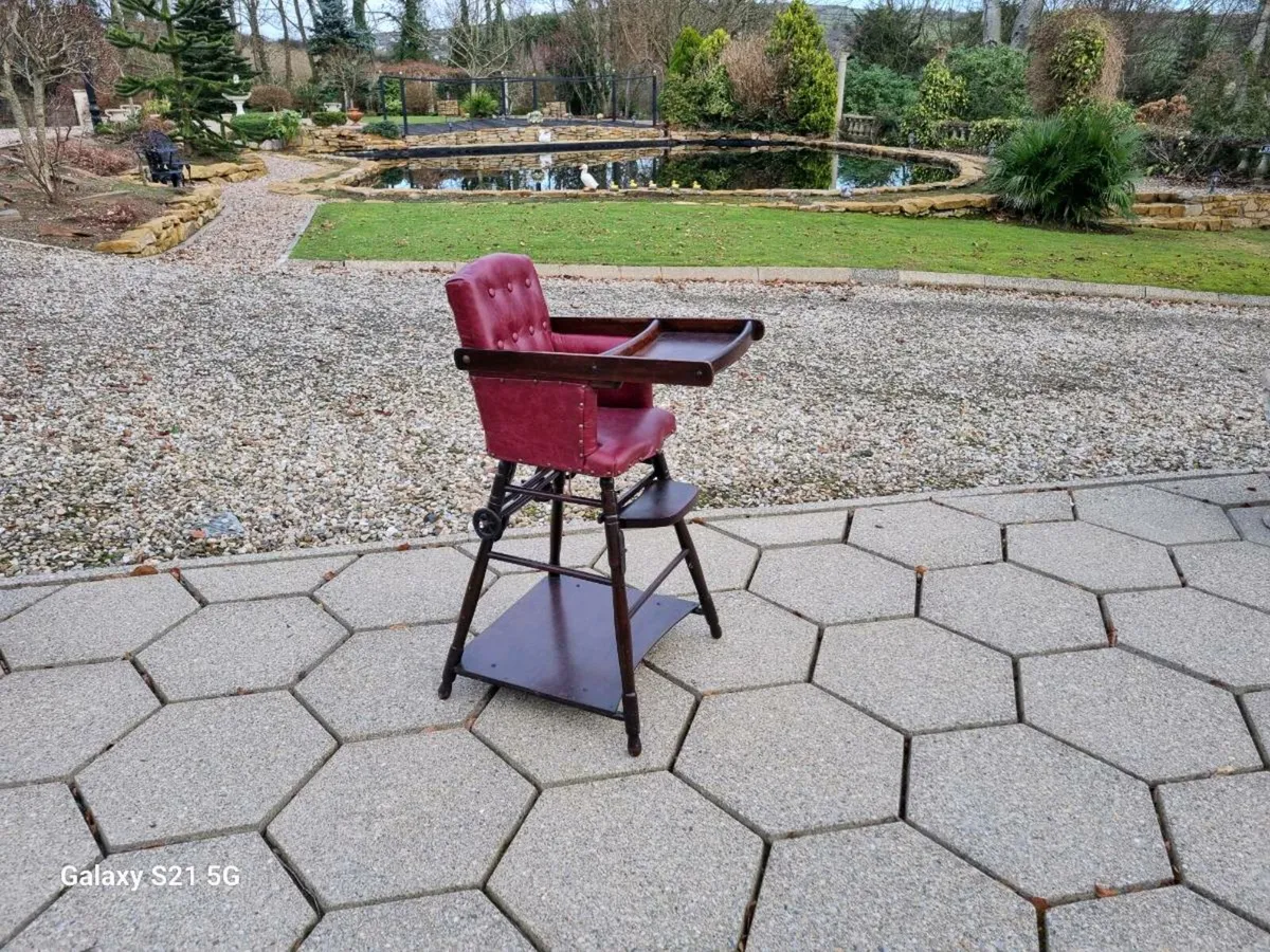 Antique Metamorphic Baby's High Chair - Image 3