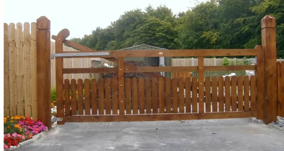 Spring Garden Timber Gate- Made to order - Image 1