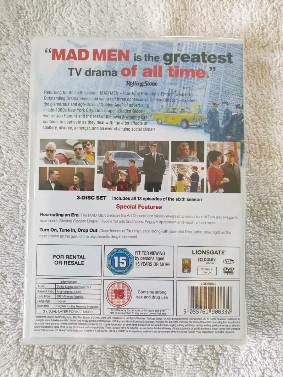 Mad Men Season Six Series 6 DVD - Image 2