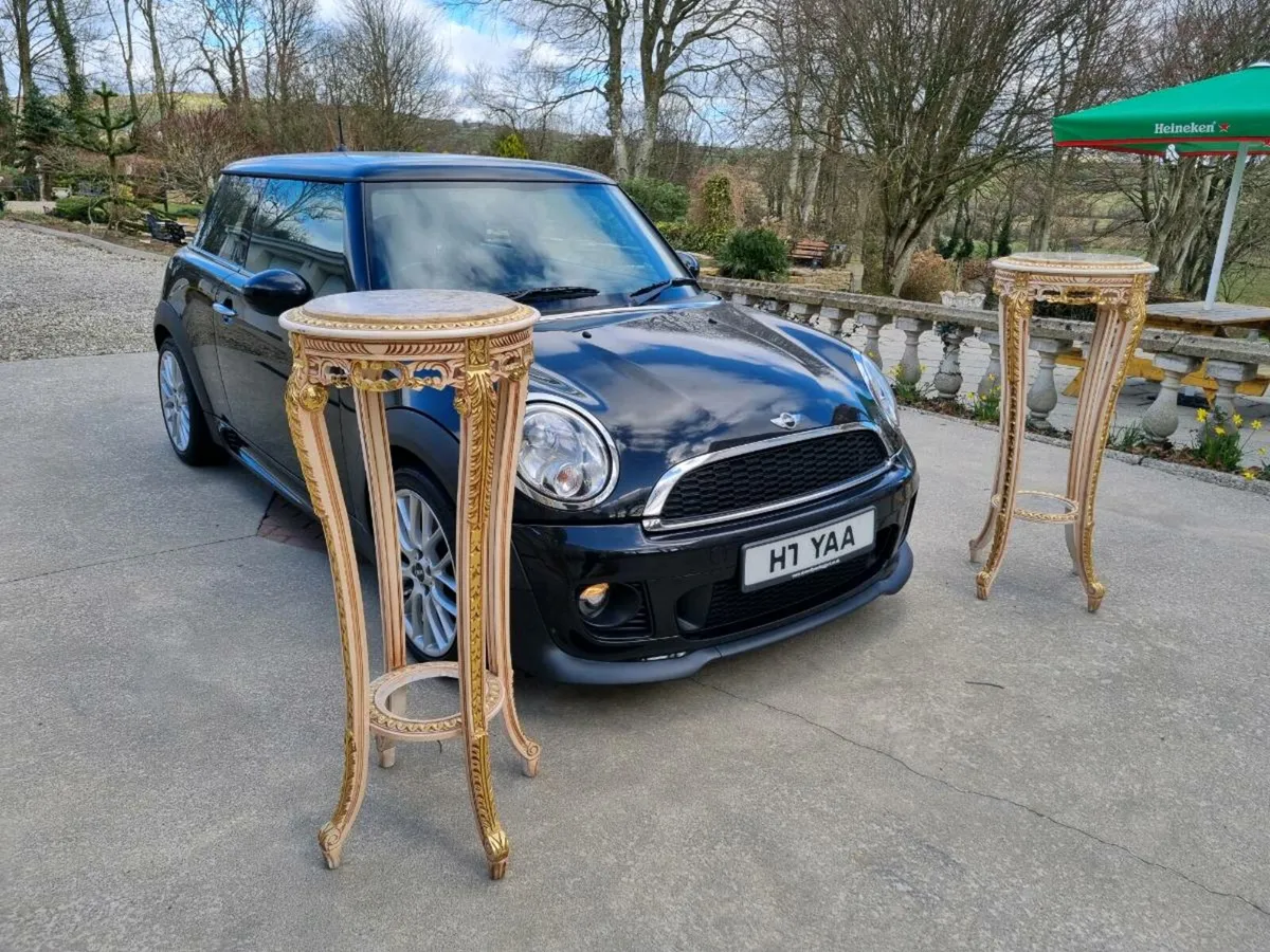 2 Large Egyptian Stands Granite Top  (New) - Image 4